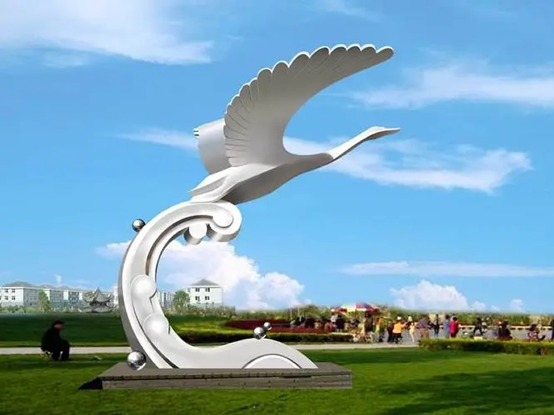 陜西不銹鋼雕塑案例